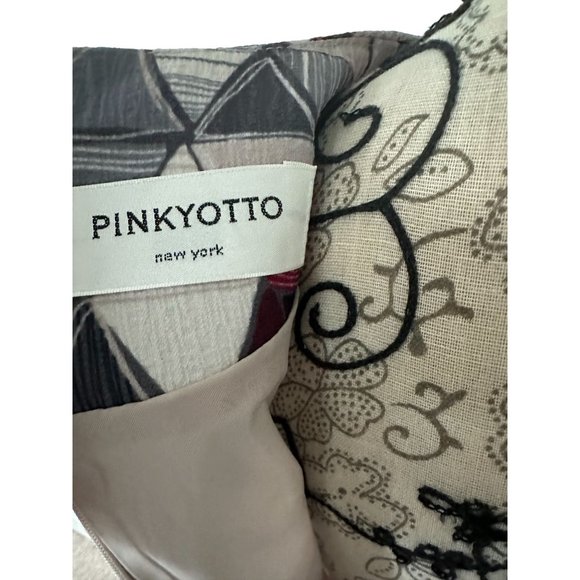 PINKYOTTO New York Patterned A Line Dress Sz S - Picture 7 of 7